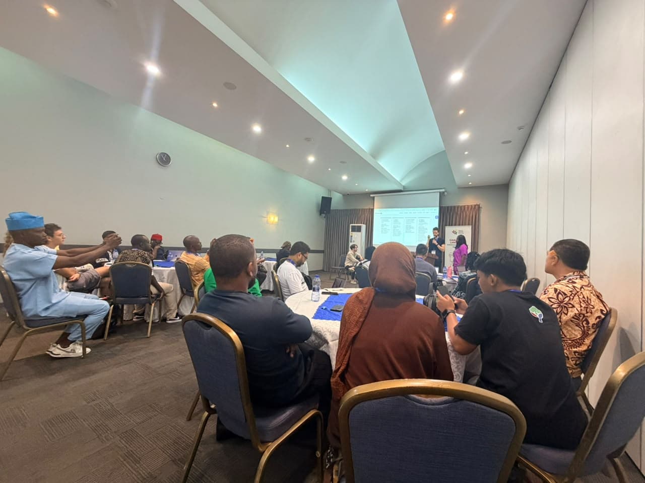 An audience at an international academic conference