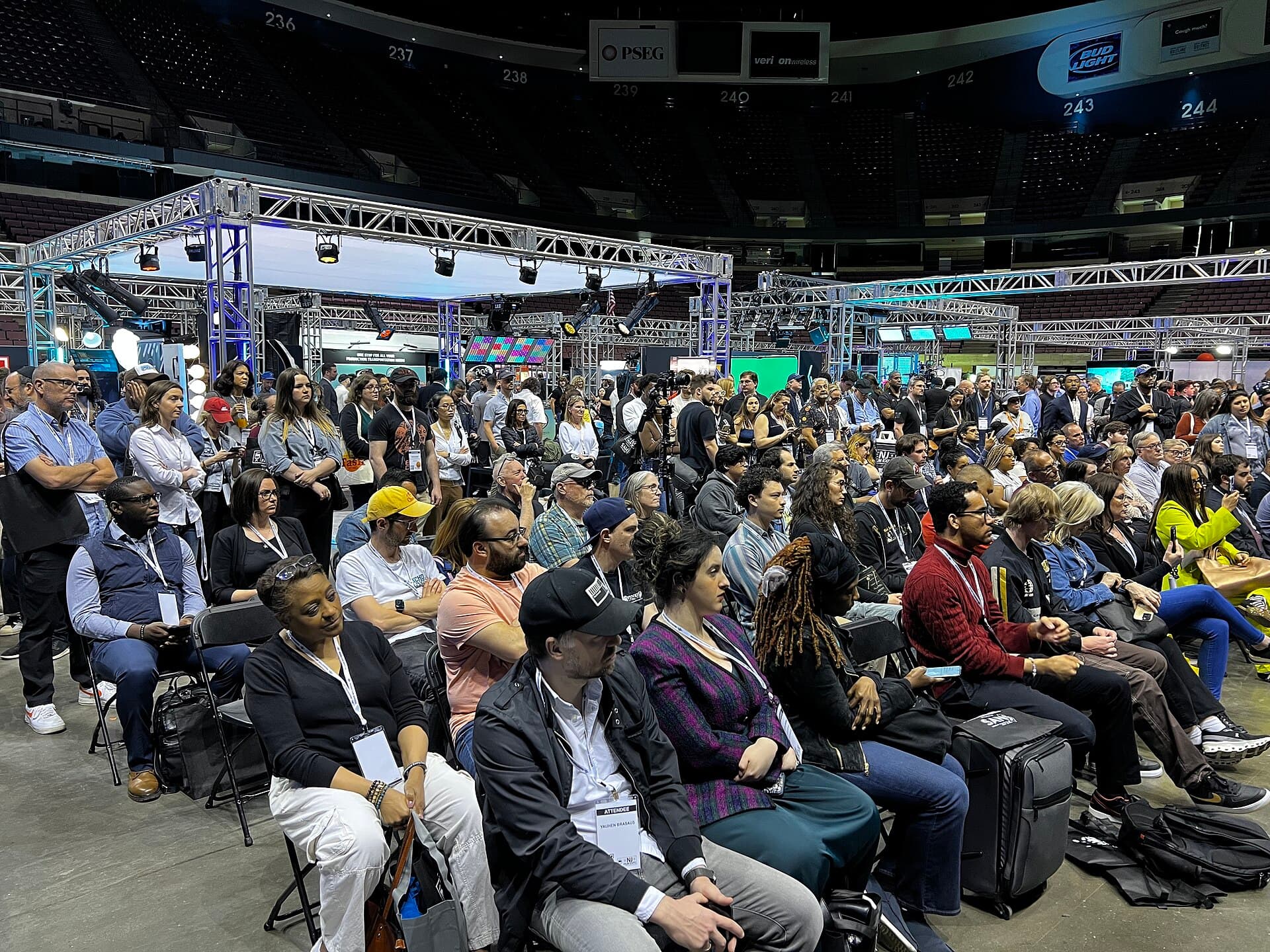 Audience listening to a lecture